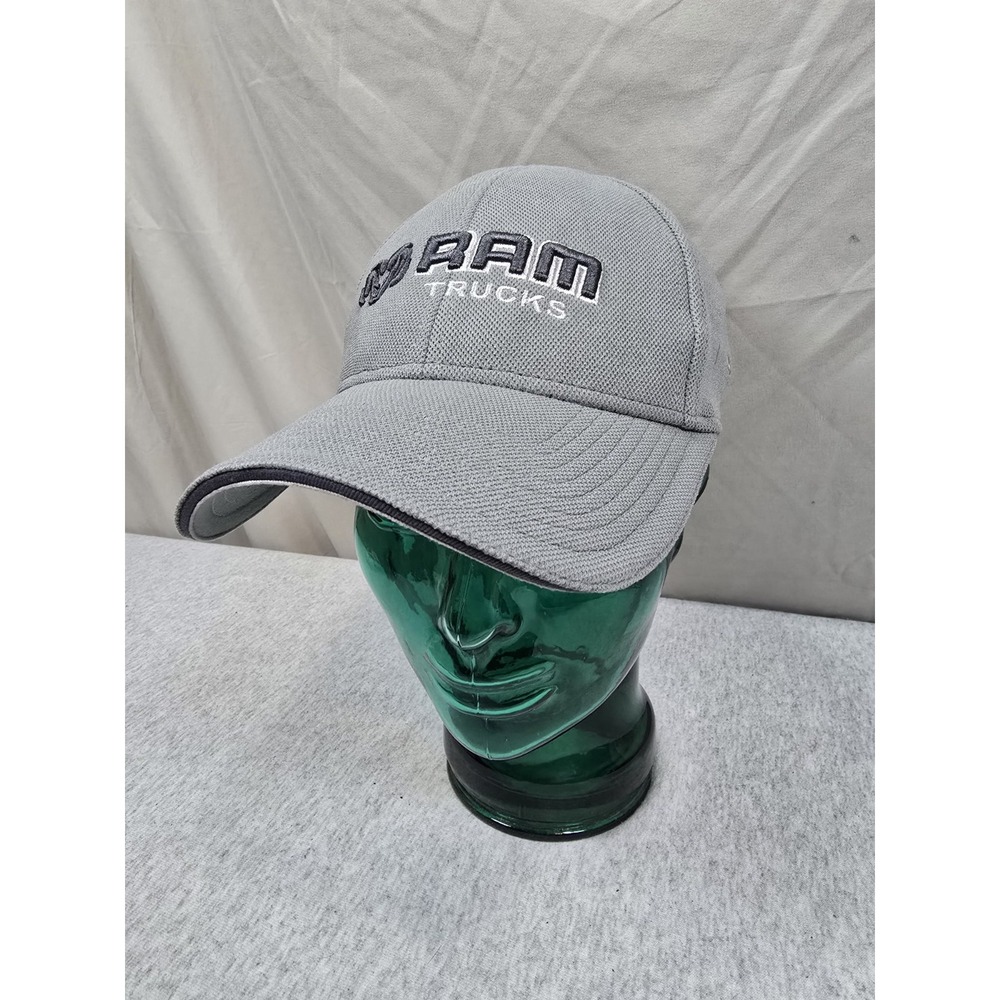 Dodge Ram Gray Truck Hat Fitted Quick Cool & Dry - Picture 1 of 5